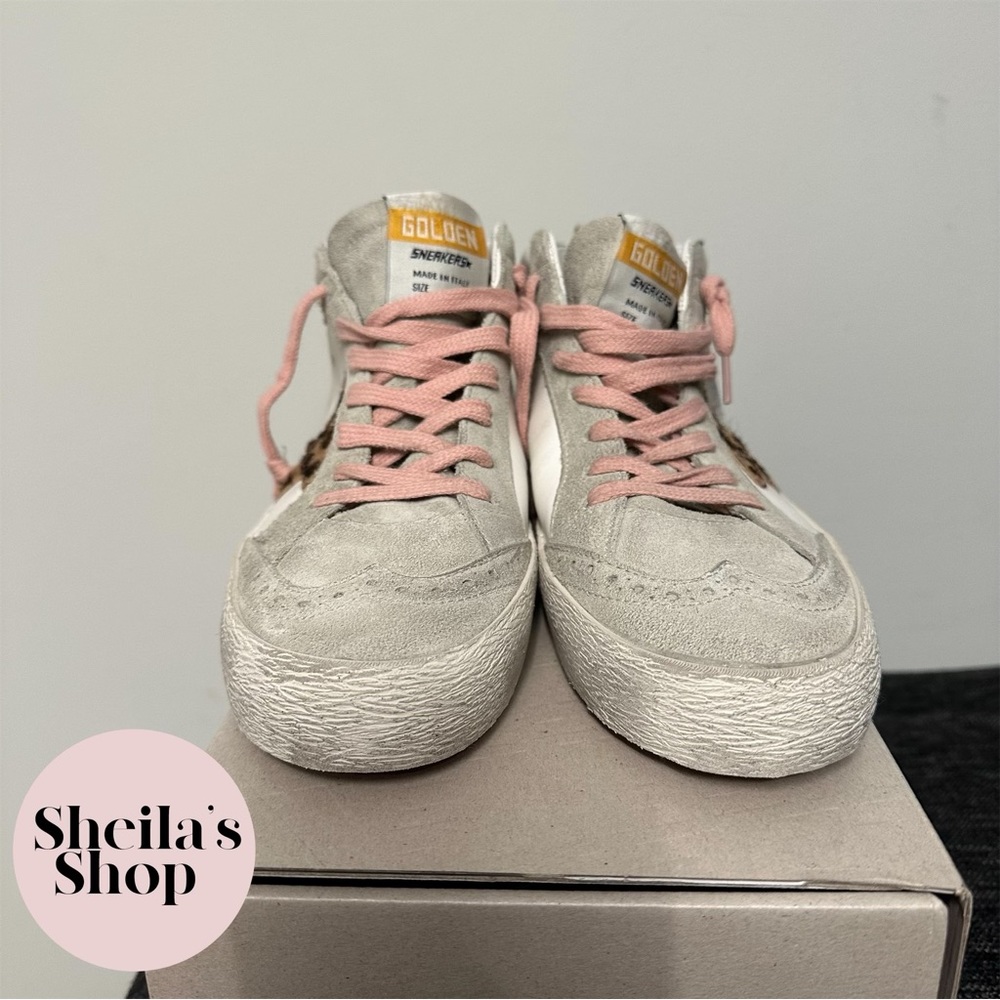NIB Golden Goose Deluxe Brand GGDB Mid Star Classic Sneakers Size 36 - Picture 3 of 7